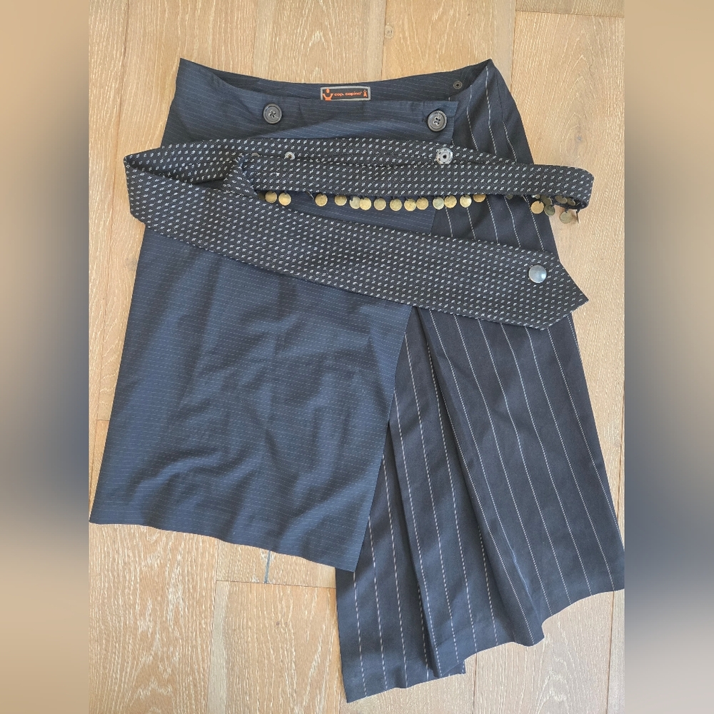 Cop. Copine Vintage Anais Wrap Skirt Size 8US 40EU - Rare Item - Picture 14 of 16